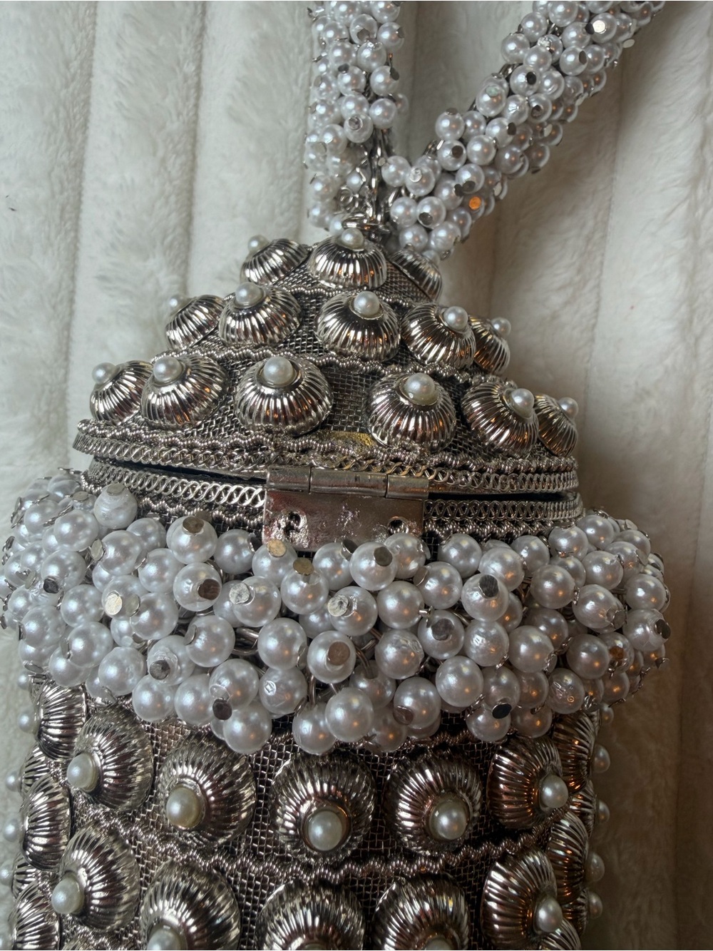 RAMLA Cocktail Pearl Handbag NWOT - Picture 4 of 14